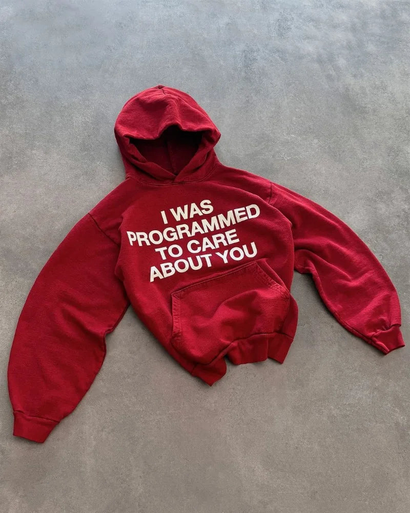 Y2K Harajuku zip Hoodie Casual vintage Letter Printed Oversized Camouflage Top Gothic Hip Hop Men Women Loose Trendy StreetWear