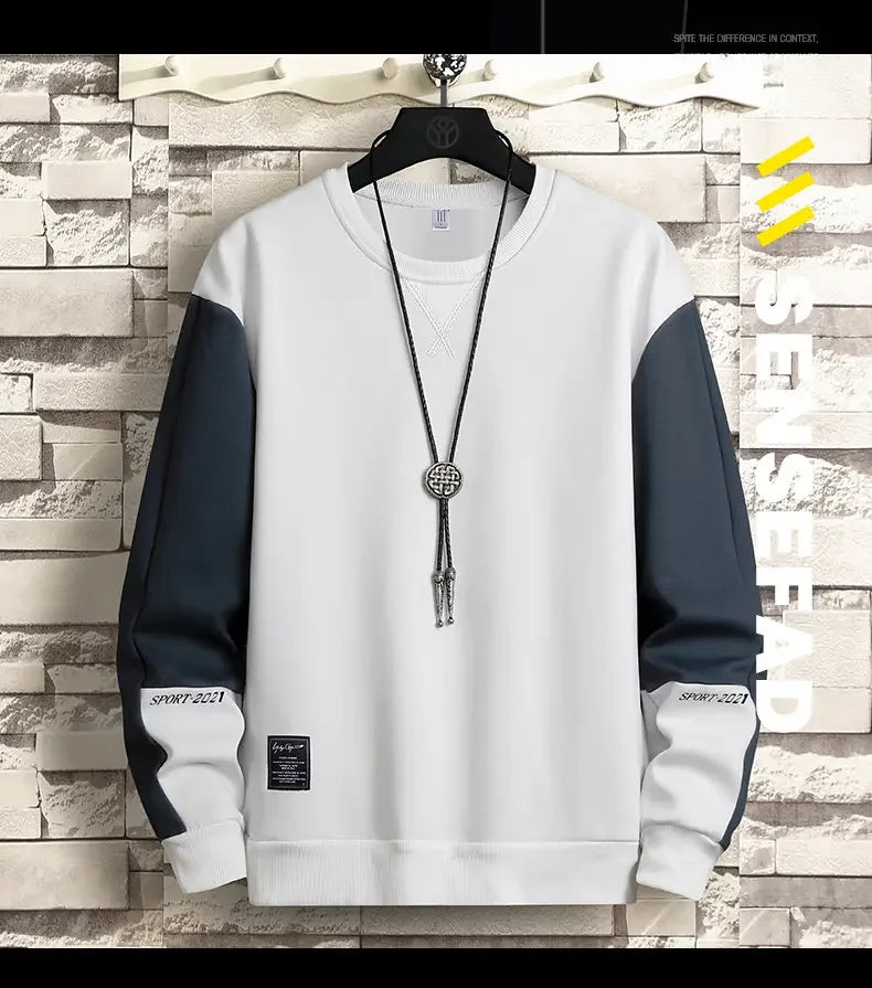 ashion Brand Hip Hop Men Hoodies 2023 Autumn Mens Sweatshirts New Casual Solid Pullover Street Wear Clothing Mens Harajuku Tops