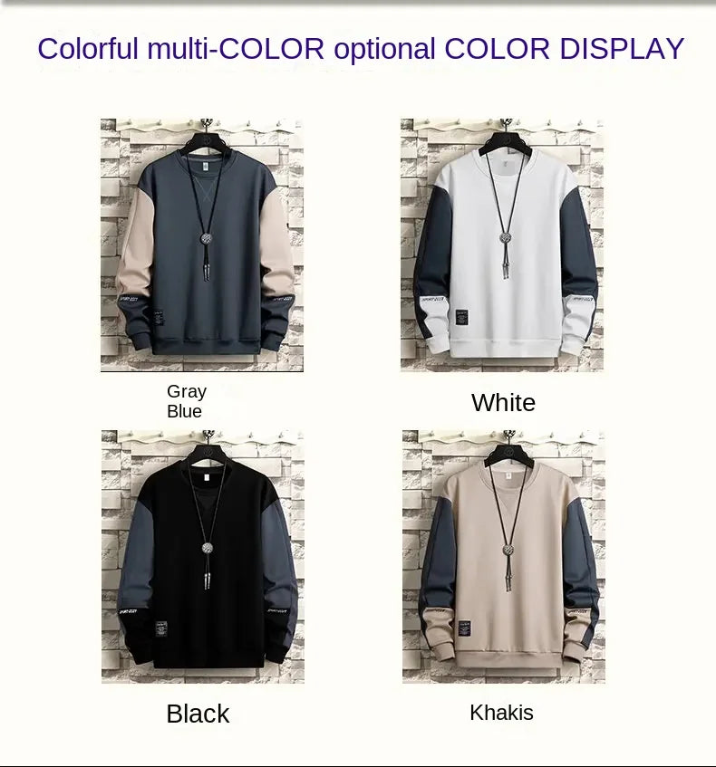 ashion Brand Hip Hop Men Hoodies 2023 Autumn Mens Sweatshirts New Casual Solid Pullover Street Wear Clothing Mens Harajuku Tops