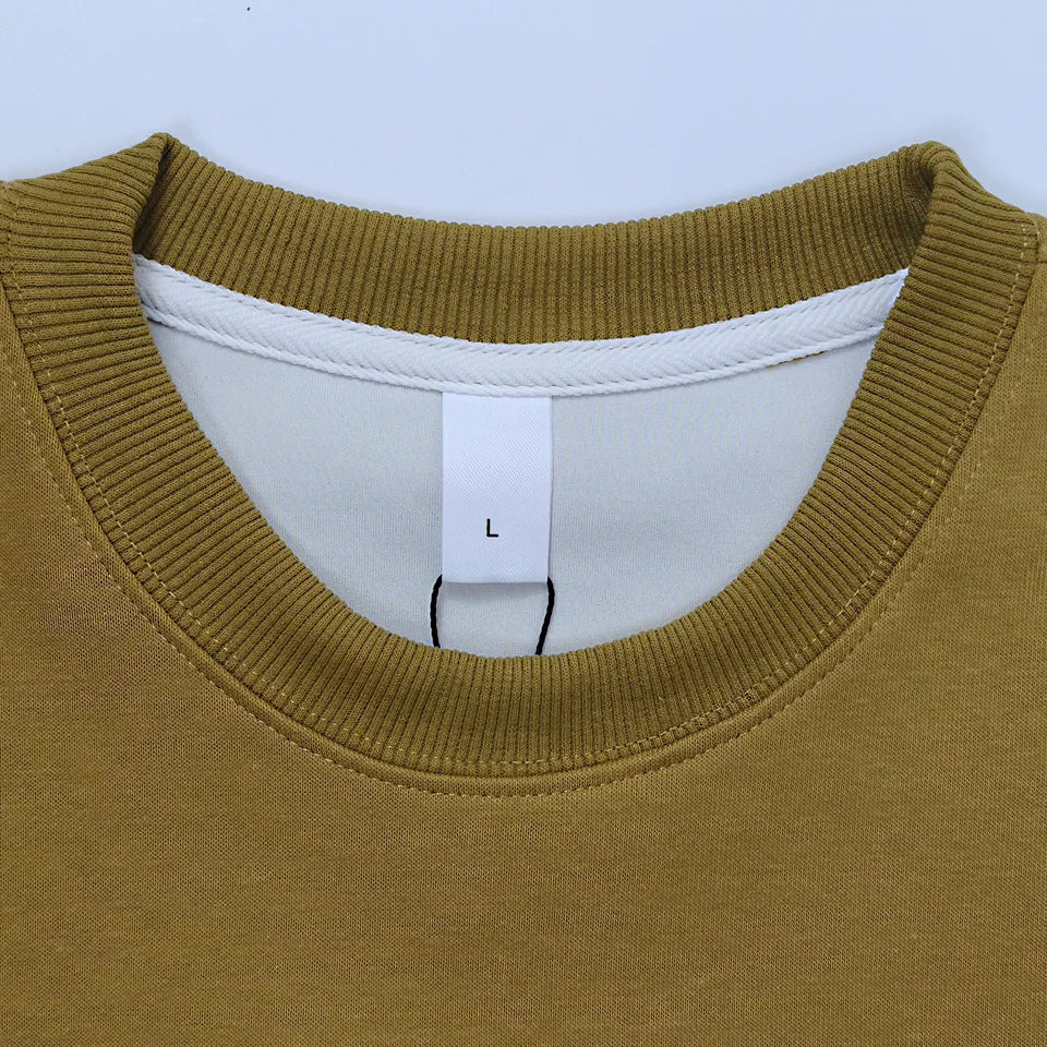 Heavyweight Loose Sweatshirt – Unisex Solid Color Casual Pullover (M-4XL)
