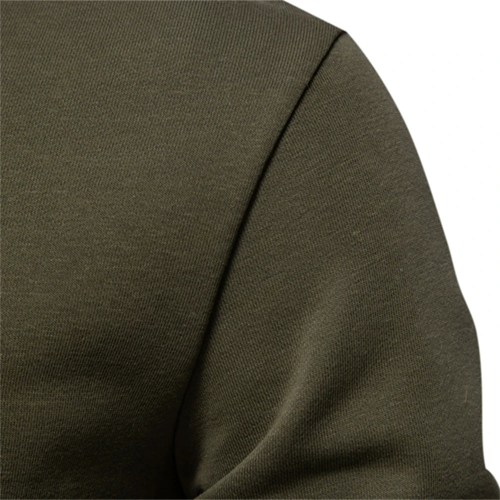 AIOPESON Men's Cotton-Blend Crew Neck Sweatshirt