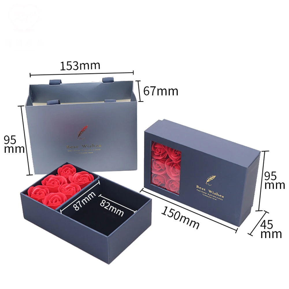 6PCS Soap Rose Gift Box - Premium Edition