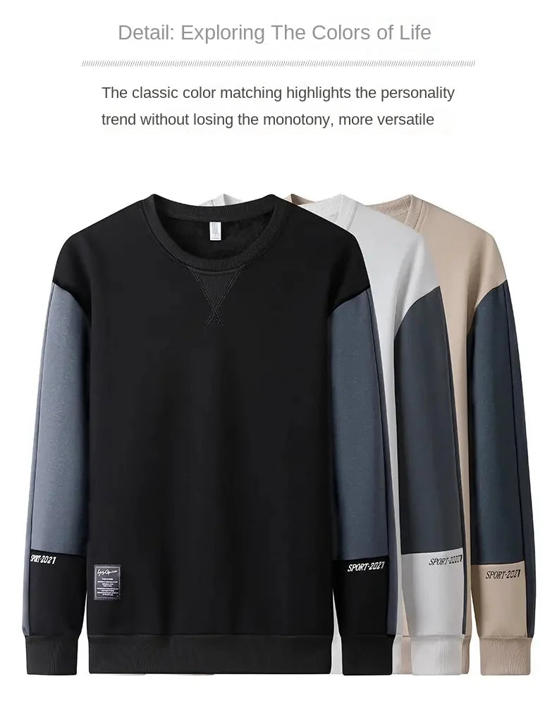 ashion Brand Hip Hop Men Hoodies 2023 Autumn Mens Sweatshirts New Casual Solid Pullover Street Wear Clothing Mens Harajuku Tops