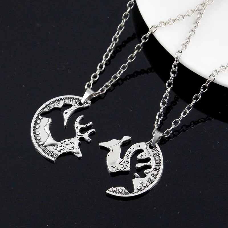 Yin-Yang Cat Puzzel Necklace