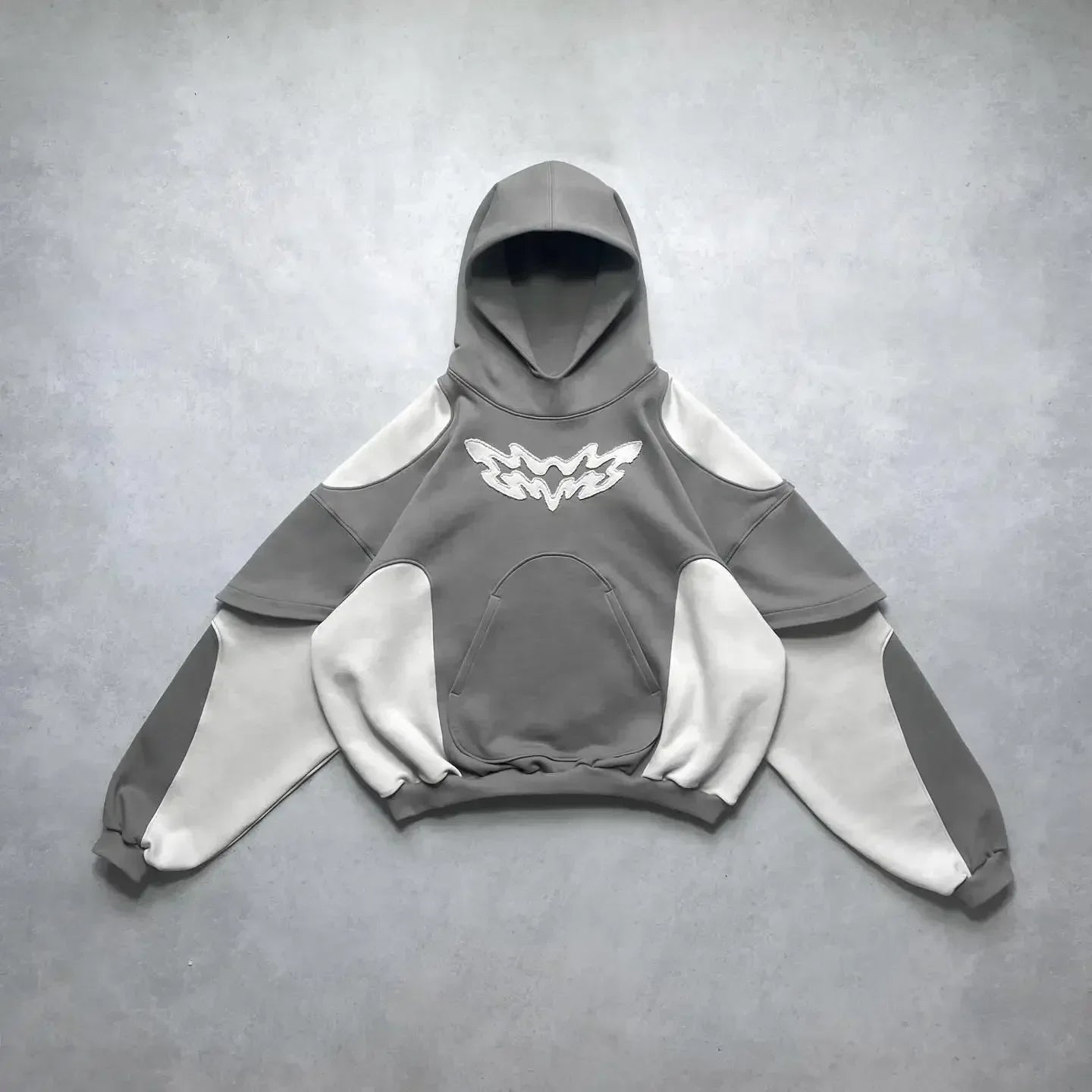 Vintage Y2K Embroidered Hoodie – High Street Casual Loose Sweatshirt for Men & Couples