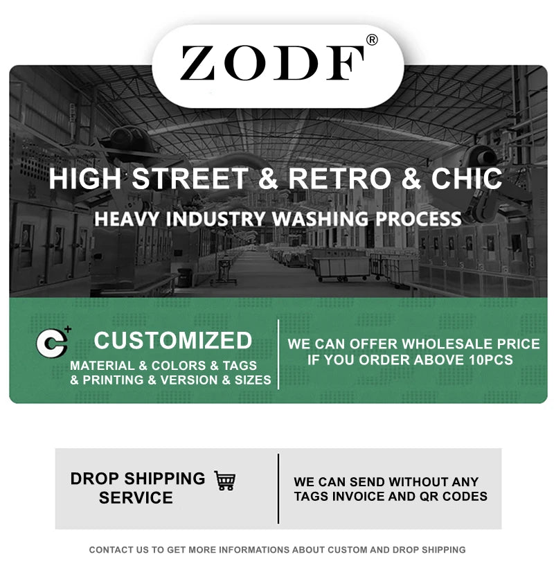 ZODF Autumn Winter Men Washed Fleece Sweatshirts Vintage Unisex Women Loose 355gsm O Neck Thick Warm Pullovers HY0717
