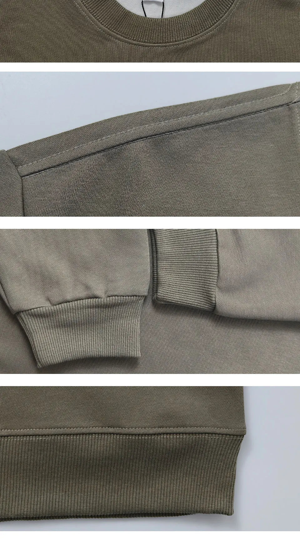 Heavyweight Loose Sweatshirt – Unisex Solid Color Casual Pullover (M-4XL)